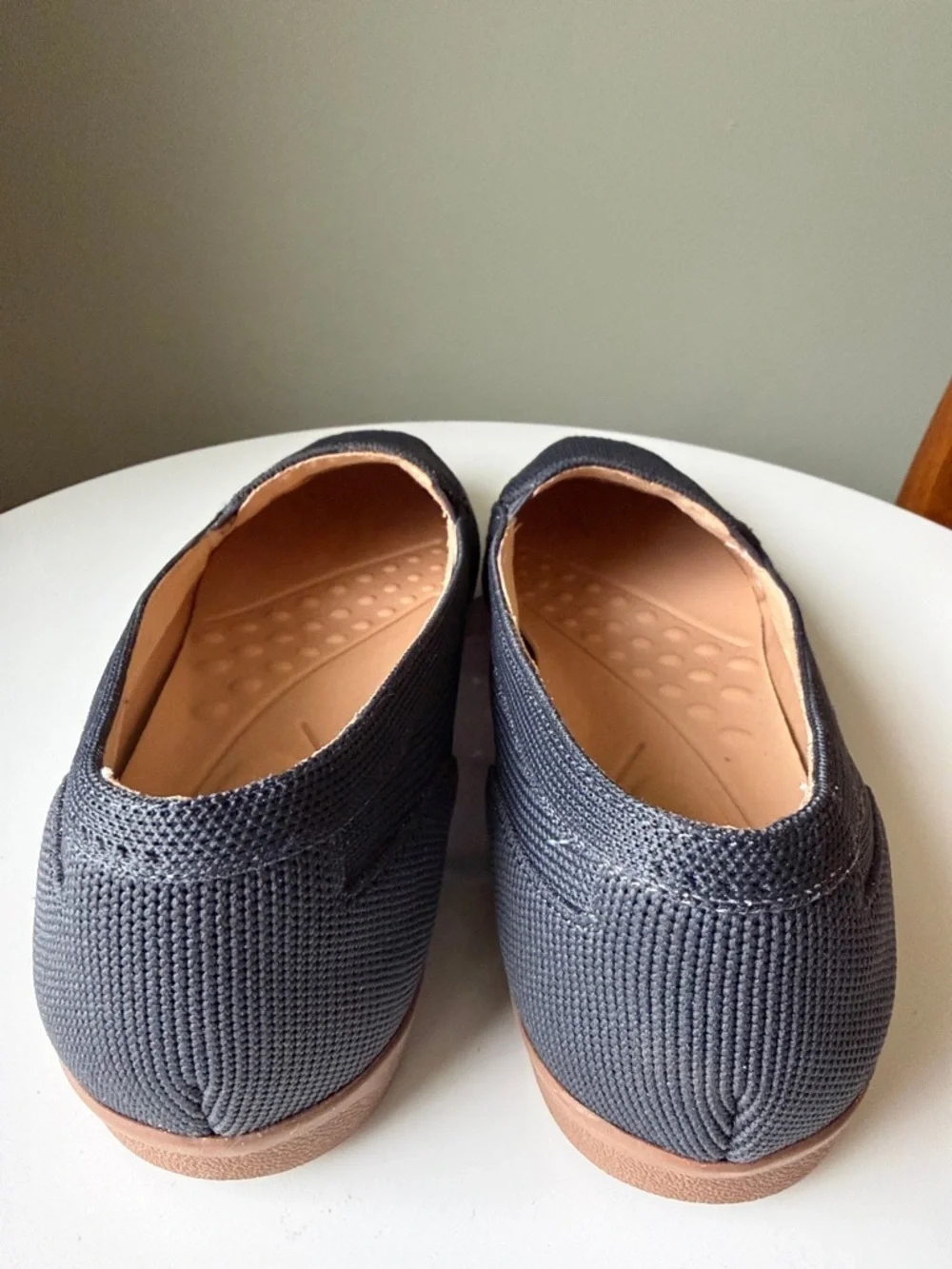 Easy Spirit Devitt women's slip-on loafers Orthotic Friendly Blue EUC